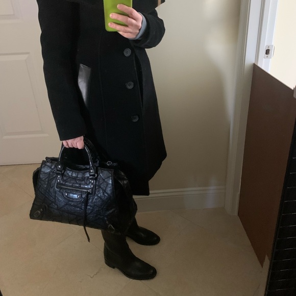 BALENCIAGA Neo Patchwork Classic City Shoulder Bag Black leather Balenciaga 🔥 - Picture 4 of 17